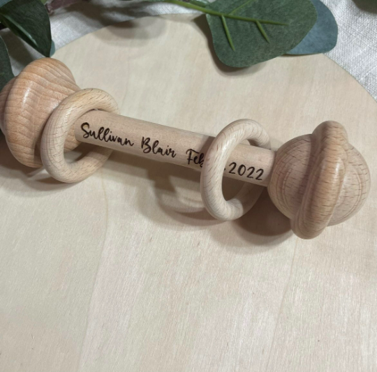 Custom sales baby rattle