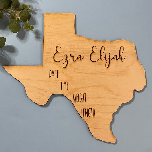 Texas Birth Announcement